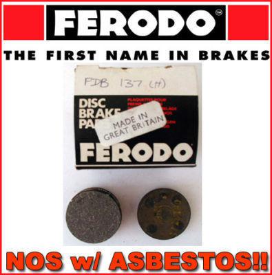 Ferodo fdb137 classic front disc brake pads pad set - honda cb 125 cb 200t