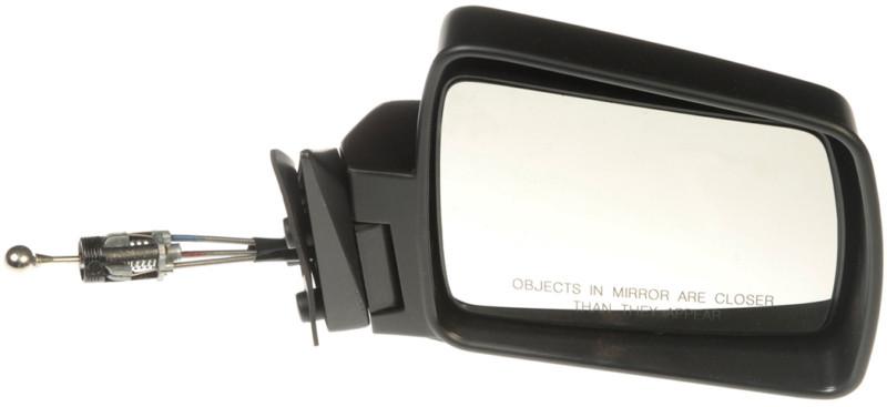 Side view mirror right cherokee. manual remote. (black) platinum# 1270731