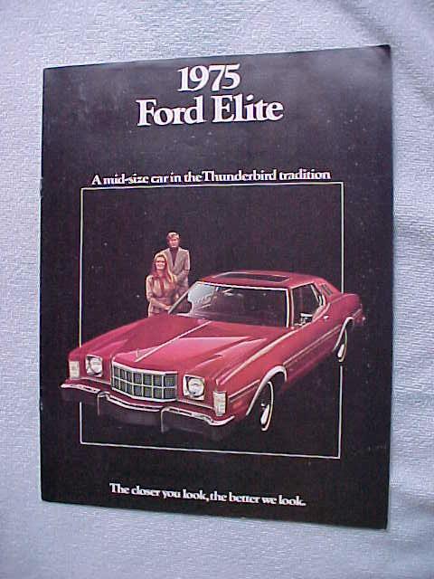 1975 ford elite sales brochure