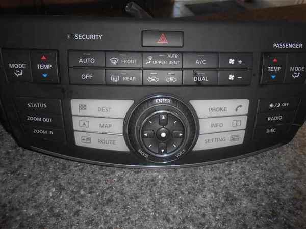 06-07 infiniti m35 m45 ac climate control oem