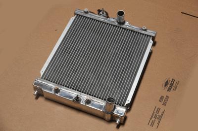 High quality dual core 2 row full aluminum radiator integra 94-01 half-size dc2