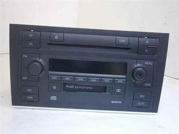 04-08 audi a4 cd cassette radio player oem lkq