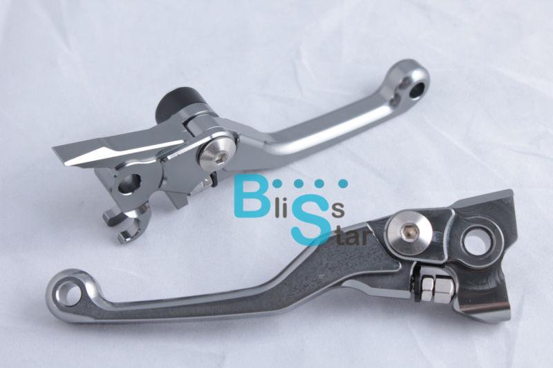 Cnc aluminium pivot brake clutch lever set fit ktm 525 450 250 300 350 505 