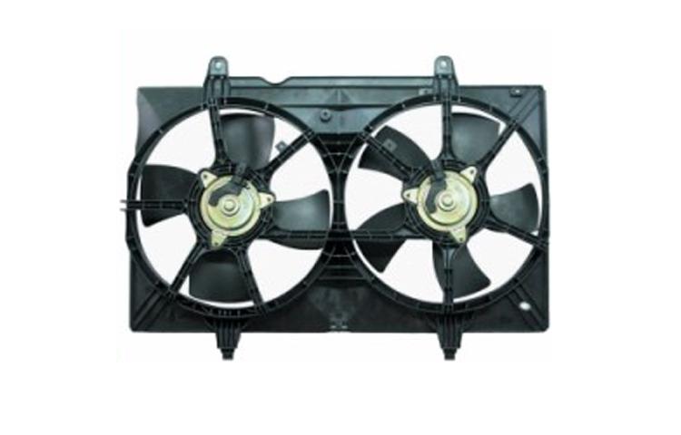 Depo ac condenser radiator cooling fan assy 2004-2008 nissan quest 214815z000