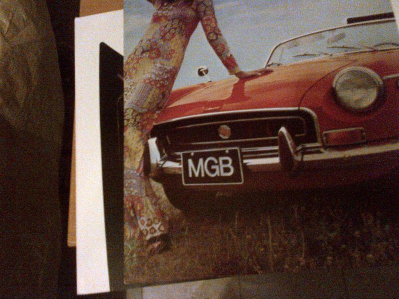 1970 mg mgb brochure  -