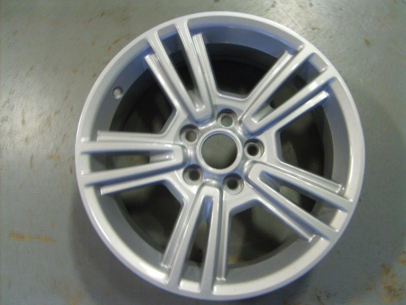 2010-2013 ford mustang wheel, 17x7, 5 split spoke full face painted silver