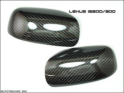 Lexus is200 is300 xe10 gxe10 jce10 toyota altezza dry carbon fiber mirror covers