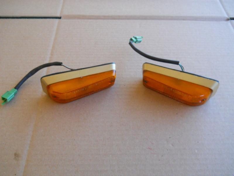 85 gl1200 ltd goldwing fairing marker lights reflectors 