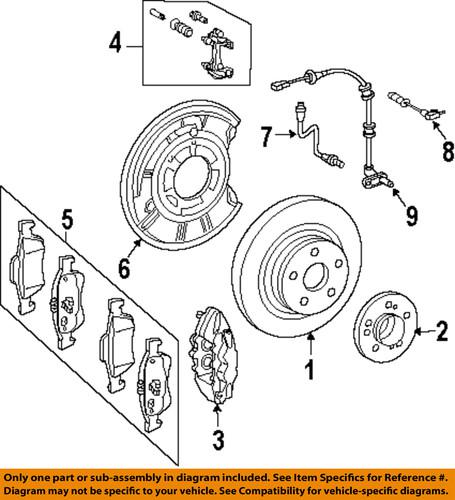 Mercedes-benz-mb oem 2114230712 disc brake rotor/rear brake rotor/disc