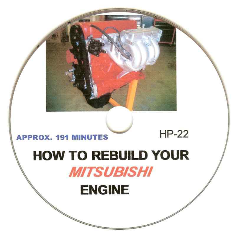 How to rebuild the mitsubishi 1.8 2.0 2.4l 4g63 eclipse engine video manual dvd 