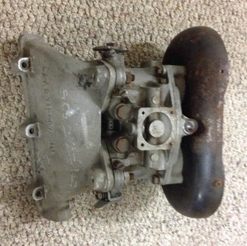 Saab 3 cylinder carburetor & manifold - used