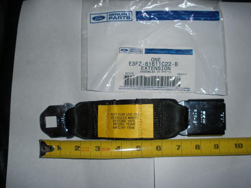 Sell 75 03 Ford Lincoln Mercury Seat Shoulder Belt Extender Extension Oem New E3fzb In Burleson 