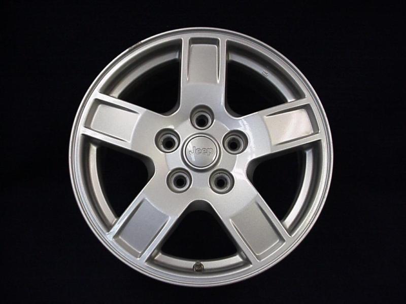 Jeep grand cherokee 05-07 17" 5 spoke silver alloy wheels - set of 4 