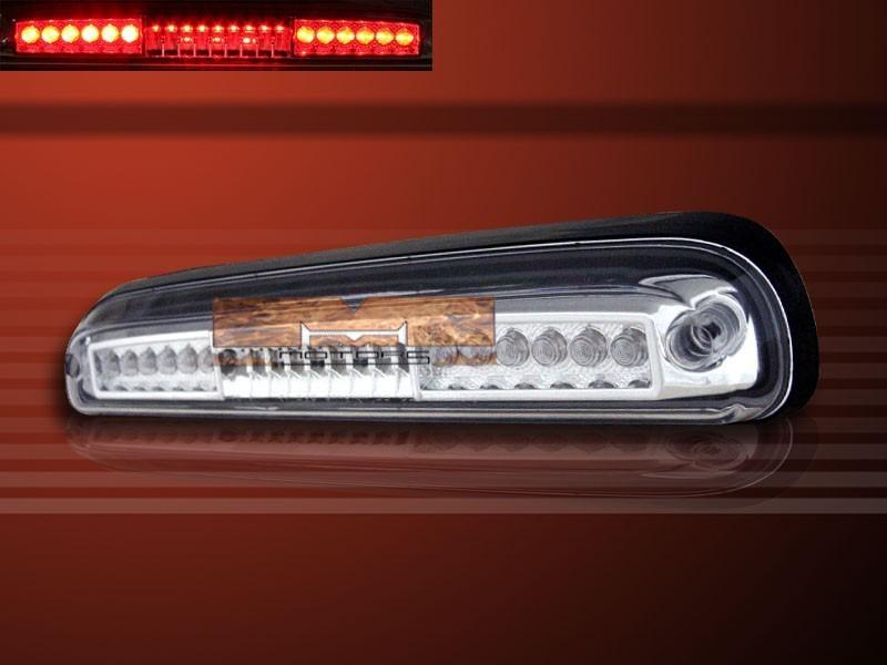 99-08 ford f-series super duty/1995-2003 ranger 3rd third led brake light chrome