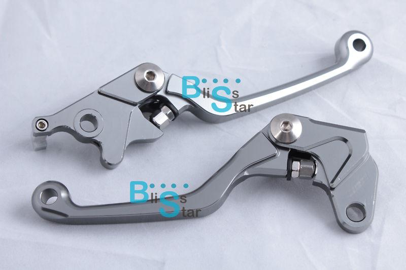 Cnc aluminium pivot brake clutch lever set fit suzuki dr250r 1996-2000 99 98 