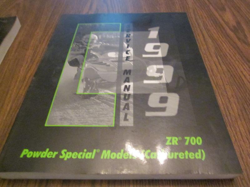 1999 arctic cat zr 700 powder special service manual