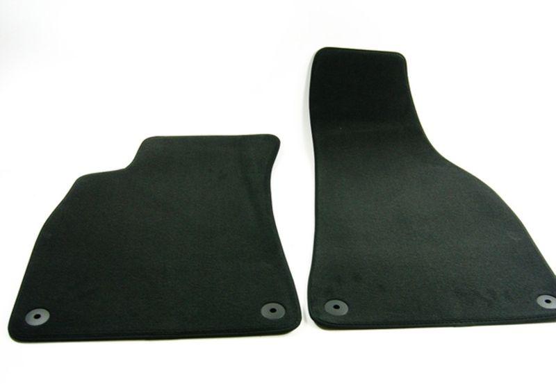 2005 to 2009 audi a6 factory oem replacement carpet front floor mats - black