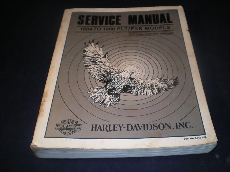 1984-1990 harley-davidson flt/fxr factory service manual