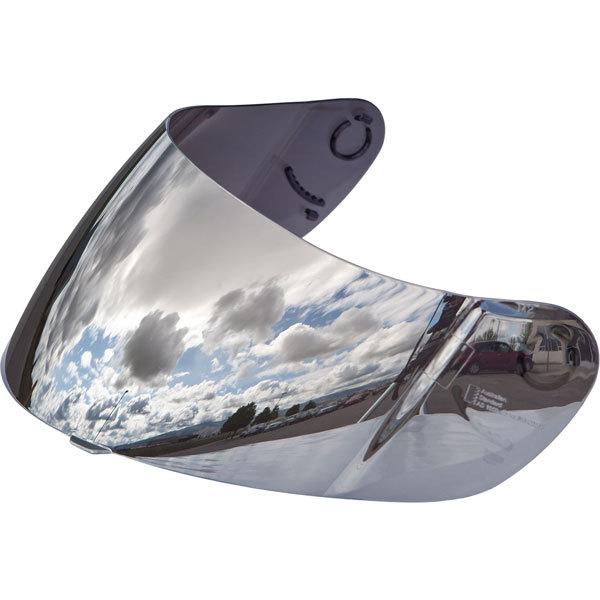 Silver mirror fly racing paradigm replacement faceshield