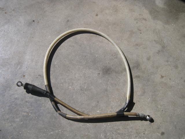 1987 yamaha tt350 - front brake line