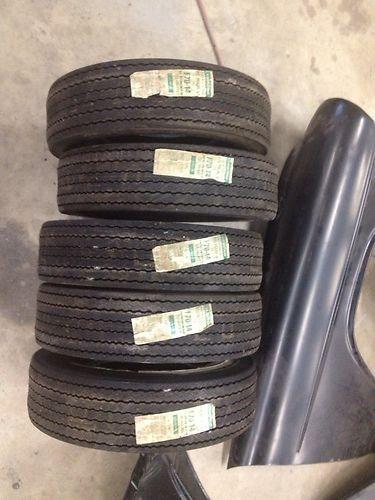 Nos goodyear polyglas tires f70 14 set of  5