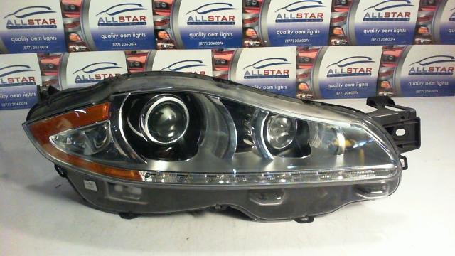 Jaguar xj hid xenon led headlight 2010 2011 2012 right side oem complete non afs