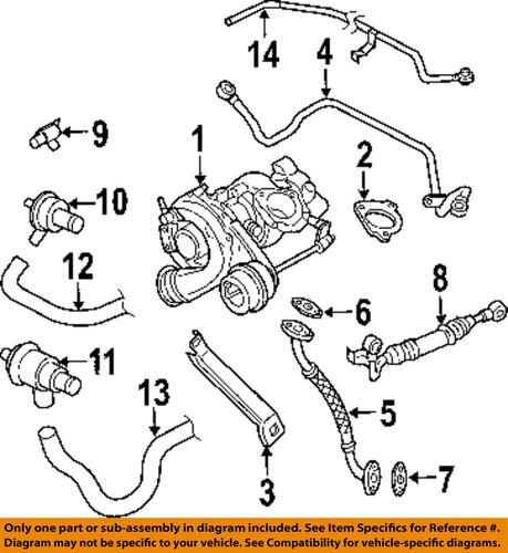 Volkswagen oem 06a145710n turbocharger-cut-off valve