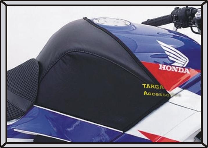 Honda cbr600f2 targa tank cover black vinyl cotton flannel backing 1991 - 1994