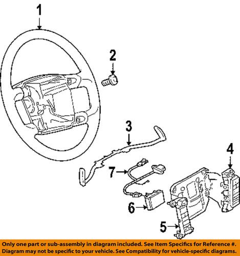 Volkswagen oem 7l6959537e3x1 steering wheel-remote control