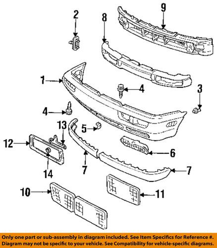 Volkswagen oem 1hm941778c bumper trim-reflector