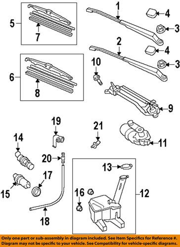 Scion oem 8521252180 wiper blade/windshield wiper blade