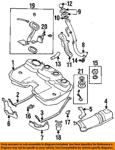 Subaru oem 42066ac130 fuel tank filler neck