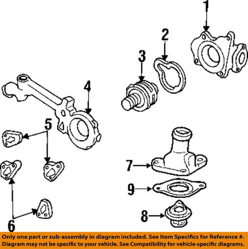 Oldsmobile gm oem 12600022 water pump/engine water pump housing