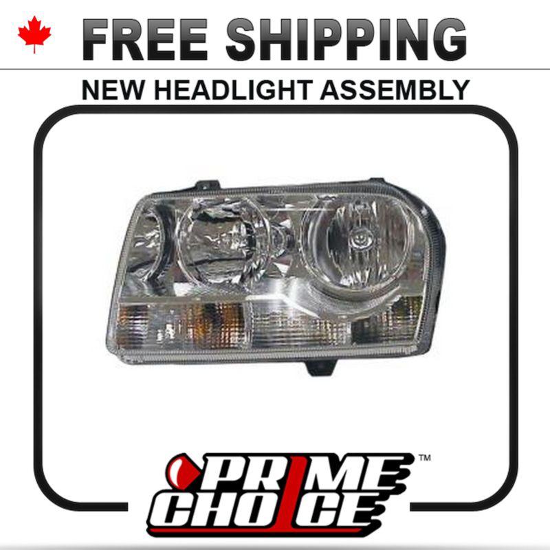 05-07 chrysler 300 headlight headlamp assembly left driver side lh new w/ bulb