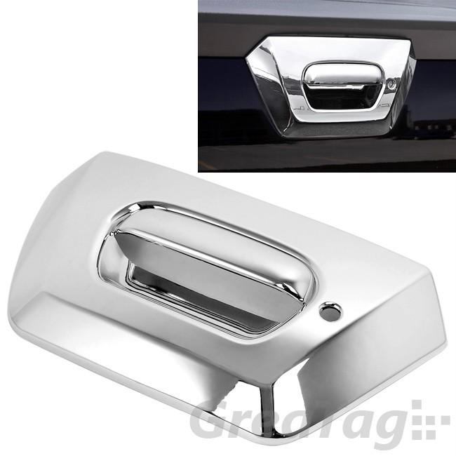 2002-2006 chevy avalanche triple chrome tailgate liftgate door handle cover cap