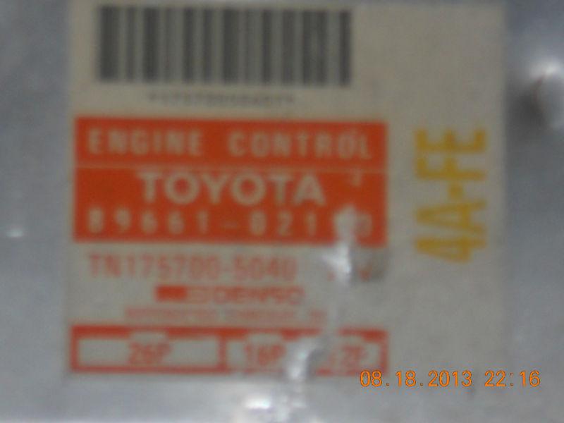 1993 toyota corolla geo prizm ecm ecu computer 89661-02110