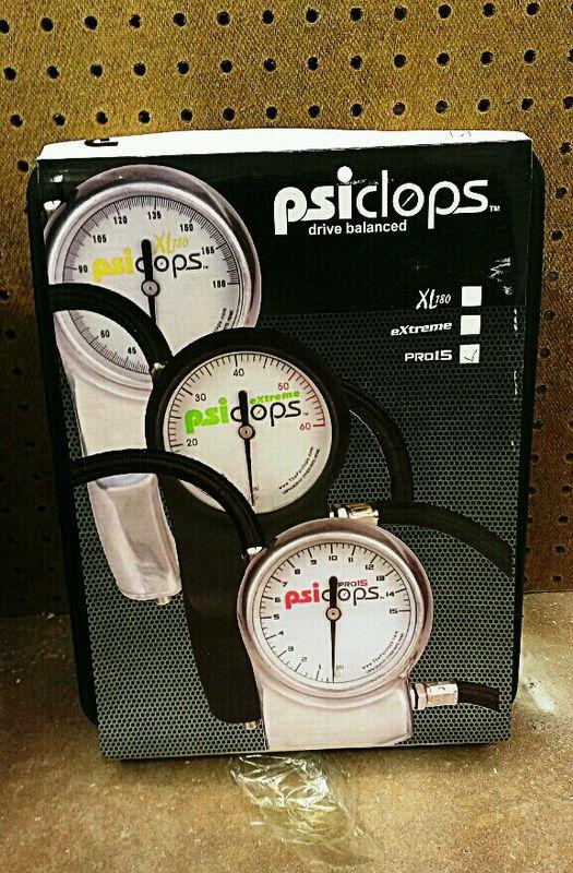 (1)new psiclops xl180 performance dual tire balancing pressure gauge... 