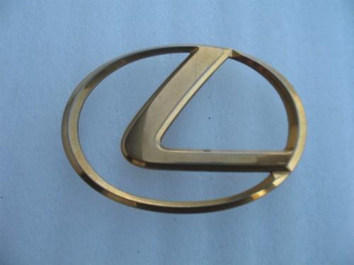 Lexus rear trunk gold emblem logo es is ls gs rx 330 300 350 400