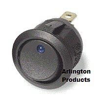 Blue led round rocker switch 12 volt