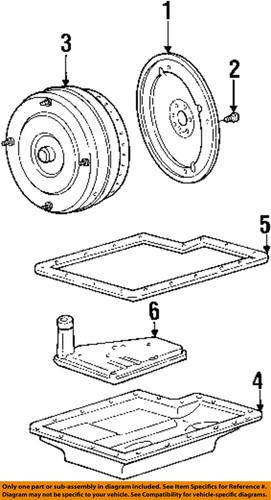 Ford oem 1c3z7902barm transmission-converter