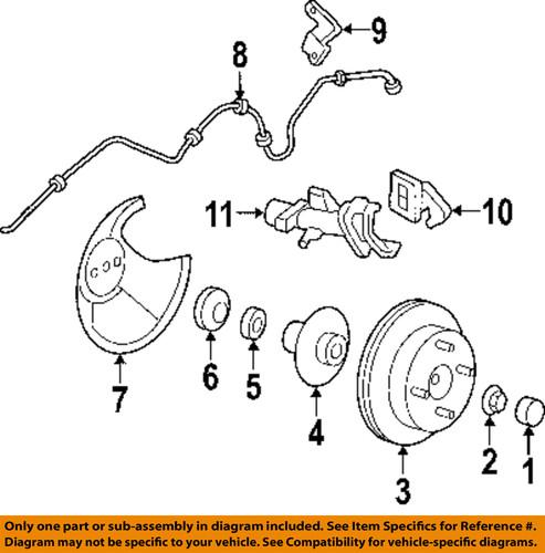 Ford oem ys4z1248aa brake-grease cap