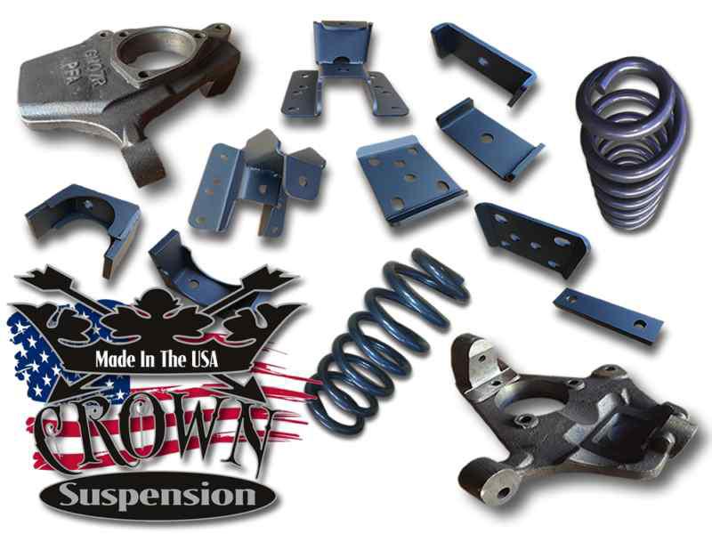 2007-2011 silverado sierra 1500 4-6 lowering drop kit spindles springs flip kit 