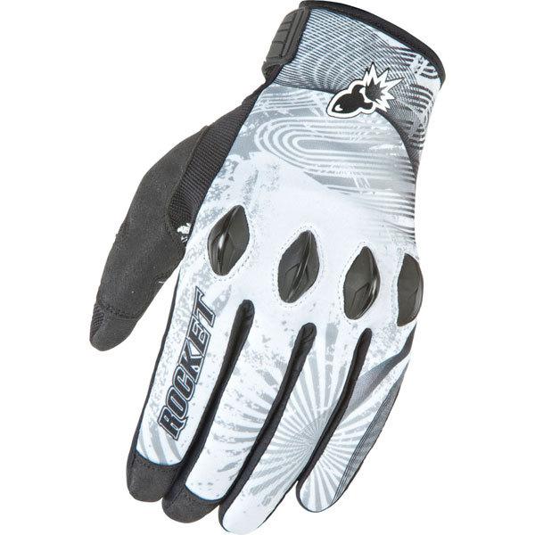 White m joe rocket rocket nation 2.0 textile glove