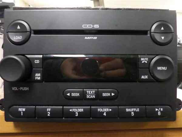 07 2007 ford fusion 6 disc cd mp3 player radio oem lkq