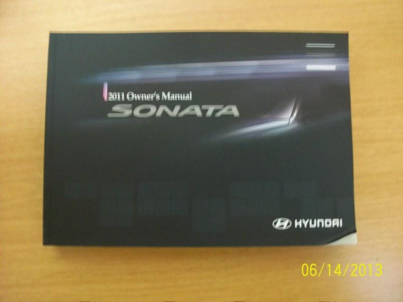 2011 hyundai sonata  owners manual 