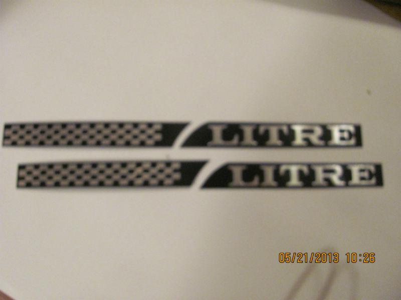 1966 ford galaxie 500 xl "7-litre" "nos" fender emblem embossed aluminum inserts