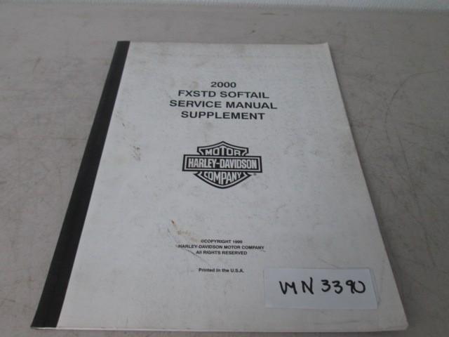 Used harley-davidson 2000 fxsts softail service manual supplement