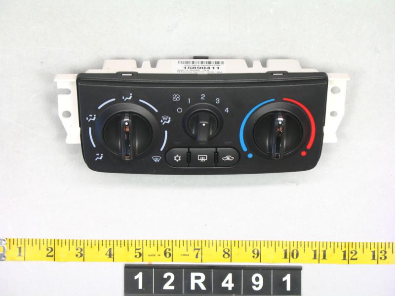 09 cobalt temperature climate control ac heat unit panel switch 12r491