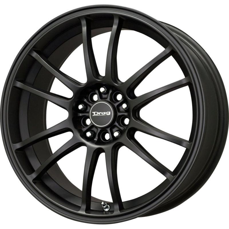 1 new 17x7 40 offset  5x100/5x114.3 drag dr-38 black  wheel/rim