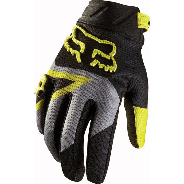 Yellow m fox racing 360 machina gloves 2013 model